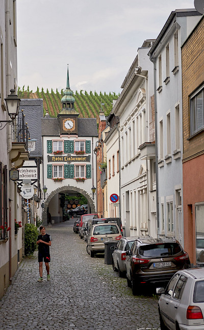 Biking through Rüdesheim, Germany. Flickr:Duane Huff