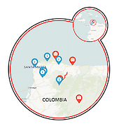 Santa Marta and Colombia’s Lost City Map