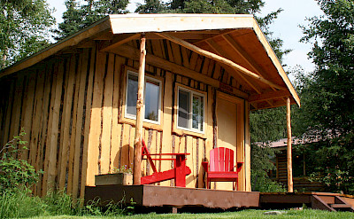 Kenai riverside lodge cabin.