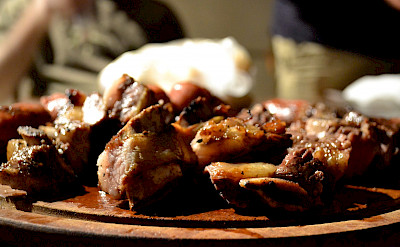 Asado, Argentine beef is a popular, yummy dish! Flickr:Joshua Blount