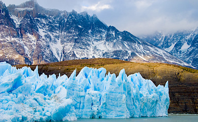 Glacier in Patagonia. Flickr:Wallboat
