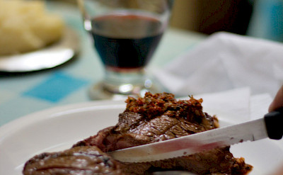 Argentina is known for its beef and wines! Flickr:Christian Haugen
