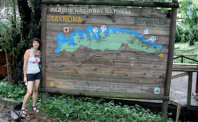 Map of Tayrona National Park in Santa Marta, Colombia. Flickr:Eli Duke 