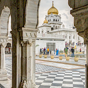 Village Walks & Homestays in the Himalayas - Gurudwara Sahib Sarovar Temple in New Delhi, India. Flickr:Steven dosRemedios 30.699119, 76.732483