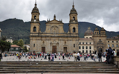 Bolivar Plaza in Bogotá, Colombia. Flickr:momentcaptured1