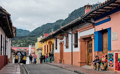 Walking through Bogotá, Colombia. Flickr:Pedro Szekely