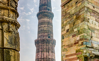 Qutub Minar & complex is a UNESCO Site in New Delhi, India. Flickr:Steven dosRemedios
