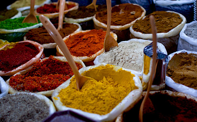 Spice market in India. Flickr:Dennis Yang