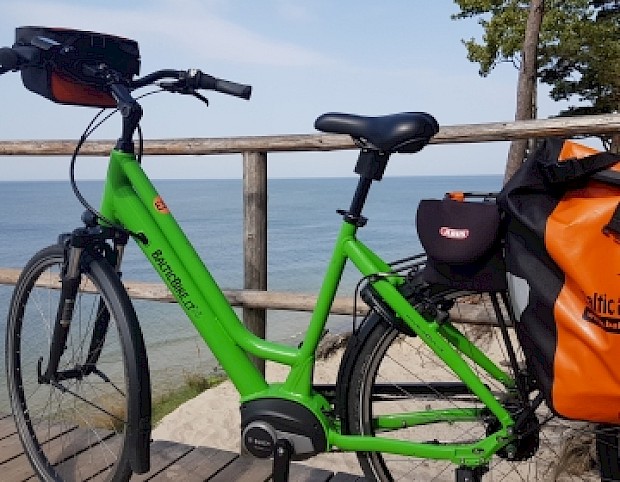 Electric bike available along the Baltic Sea Coast