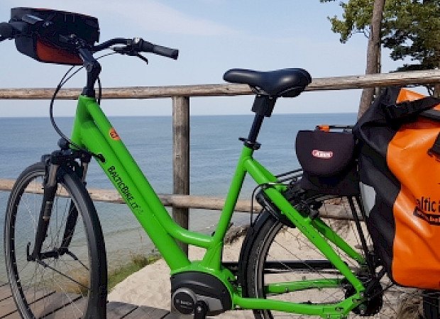 Electric bike available along the Baltic Sea Coast