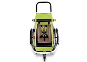 One-luggage Croozer trailer (ariel view)