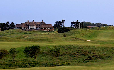 Clubhouse at Kennemer Golf & Country Club in Zandvoort, North Holland, the Netherlands. Photo via TO