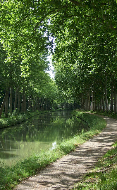 Biking along the Canal in France. Flickr:Andy Wright