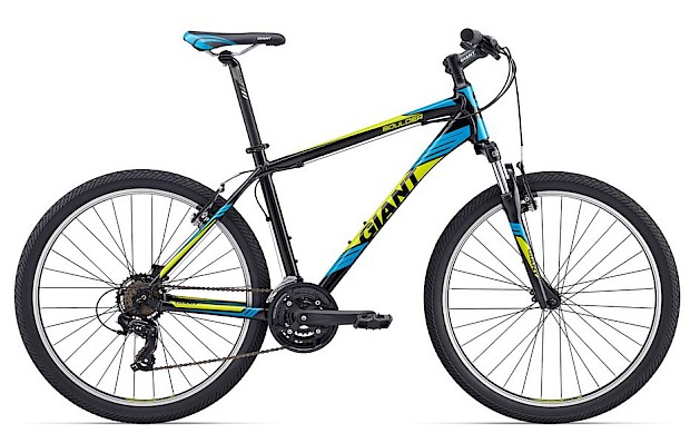 Giant hybrid bike with front suspension