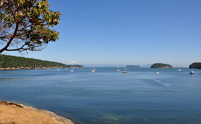 Boats on Sucia Island as part of the San Juan Islands in Washington. Flickr:Aaron 