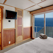 Admiral cabin door | Safari Quest | Pacific Northwest Cruise Tour