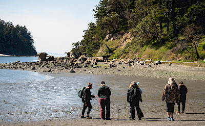 Beach walk on Cypress Island in the San Juans, Pacific Northwest. ©TO