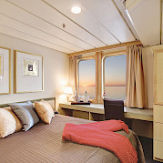Admiral cabin windows | Safari Endeavour | Alaska Cruise Tour