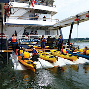 Kayak loading | Safari Endeavour | Alaska Cruise Tour