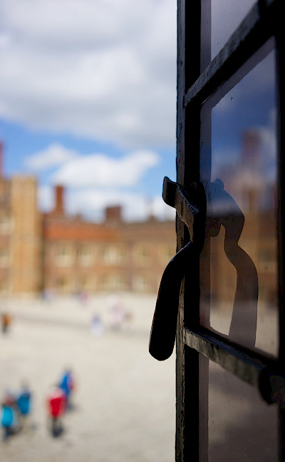 Hampton Court Palace on the River Thames in England. Flickr:Paul Hudson
