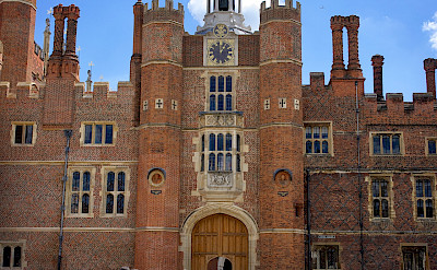 Main Gate at Hampton Court in England. Flickr:Paul Hudson
