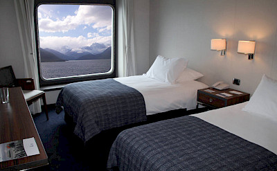 AA category - twin bed | Stella Australis | Argentina Cruise Ship