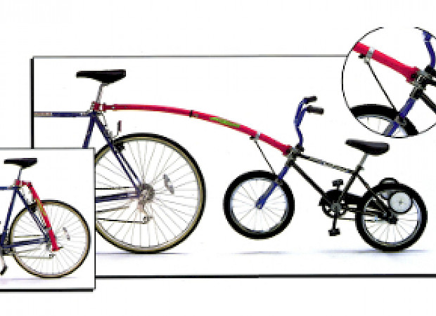 parent child tandem bike