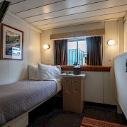 Single navigator cabin | Wilderness Adventurer | Alaska Cruise Tour