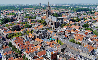 <i>Oude Kerk</i> in Delft, South Holland, the Netherlands. CC:Zairon