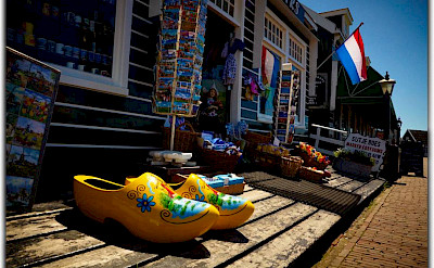 Souvenirs from Holland: cheese (<i>kaas</i>) or wooden shoes (<i>klompen</i>. Flickr:Moyan Brenn