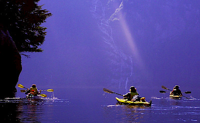 Kayaking in Misty Fjords National Monument, Alaska. Flickr:Martin Standford 55.666667, -130.666667
