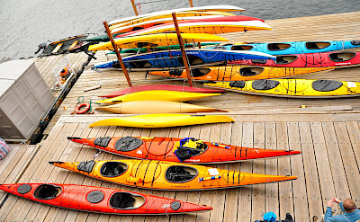 Kayaks in Ketchikan, Alaska. Flickr:Kimberly Vardeman