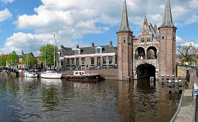 Famous gate in Sneek, Friesland, the Netherlands. ©TO