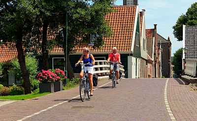 Biking in beautiful, flat Holland! ©TO