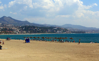 Beach in Málaga, Andalusia, Spain. Flickr:Wolfgang Manousek