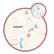 Merzig to Cologne Map