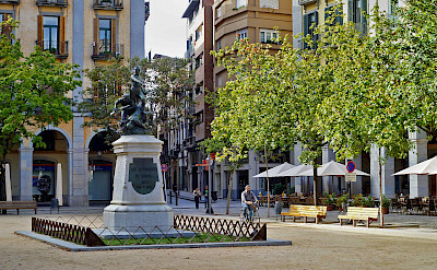 Plaça Independència in Girona, Catalonia, Spain. CC:JoJan 