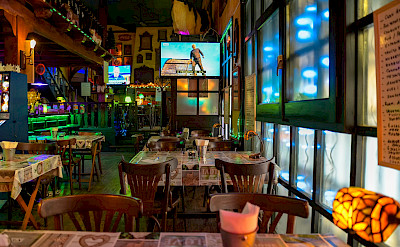 Dining in Sant Feliu de Guíxols, Costa Brava, Spain. Flickr:Jorge Franganillo