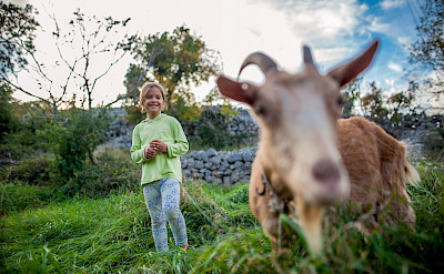 Meeting the locals in Istria, Croatia. ©TO