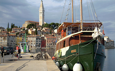 Boats & bikes in Istria, Croatia. ©TO
