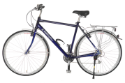 Diamond frame hybrid bike