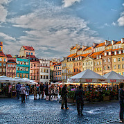 Borderland of Lithuania & Poland - Old Town of Warsaw, Poland. Flickr:Gabriel Afab 52.243174, 21.001810