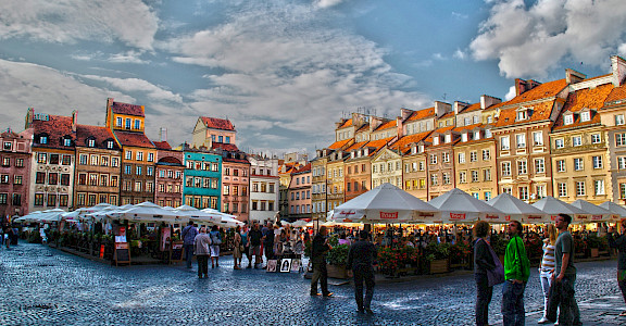 Old Town of Warsaw, Poland. Flickr:Gabriel Afab 52.243174, 21.001810