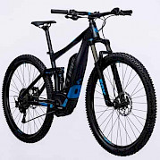 Full suspension electric mountain bike