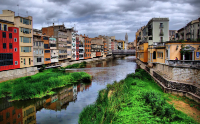 Old Town in Girona, Spain. Flickr:xlibber