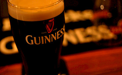 Guinness at the pub in England perhaps?! Flickr:Yumikimura