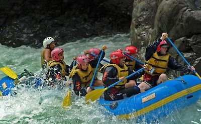 So much fun rafting on the river!