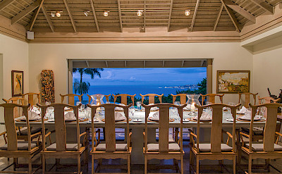Silent Waters Dining Room View Of Sea Dusk