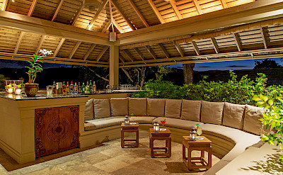 Silent Waters Bar Seating Area Dusk