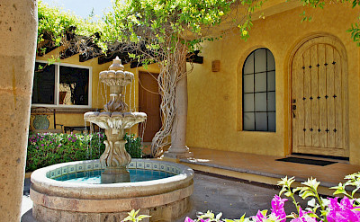 Agave Azul Luxury Villa For Rent In Cabo View Of Casitas And Courtyard Lifestyle Villas L